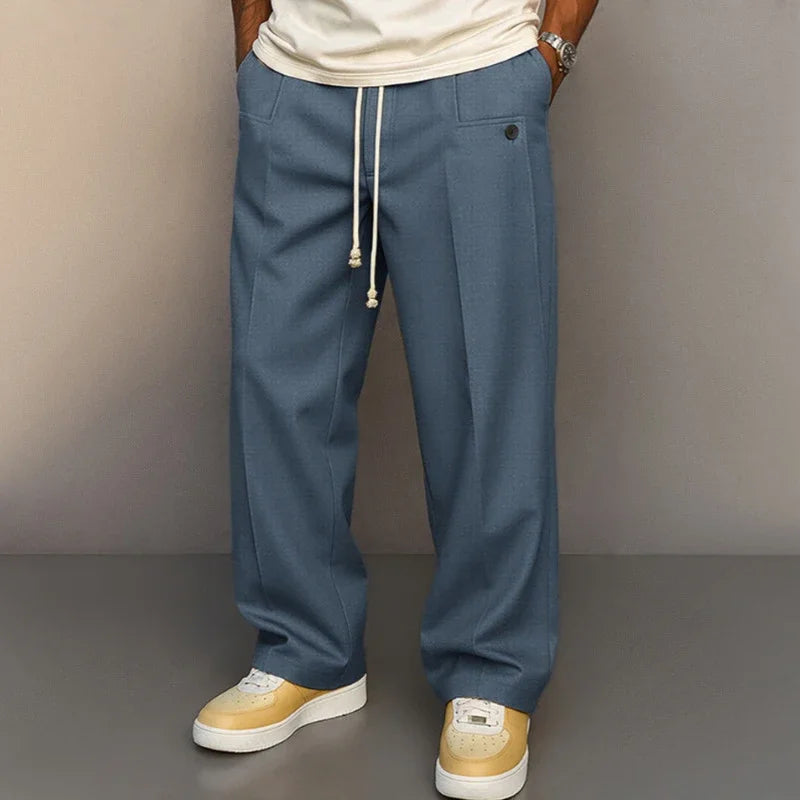Mens Solid Trousers