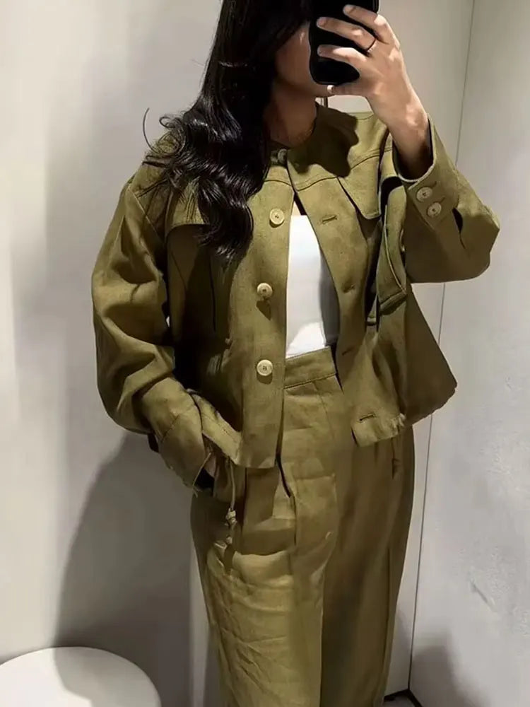 The Olive Frame Suit