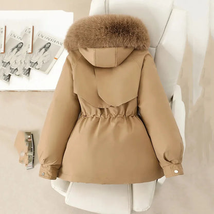 Noir Élégance Parka