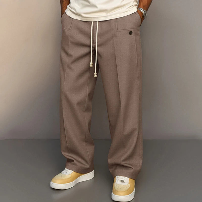 Mens Solid Trousers