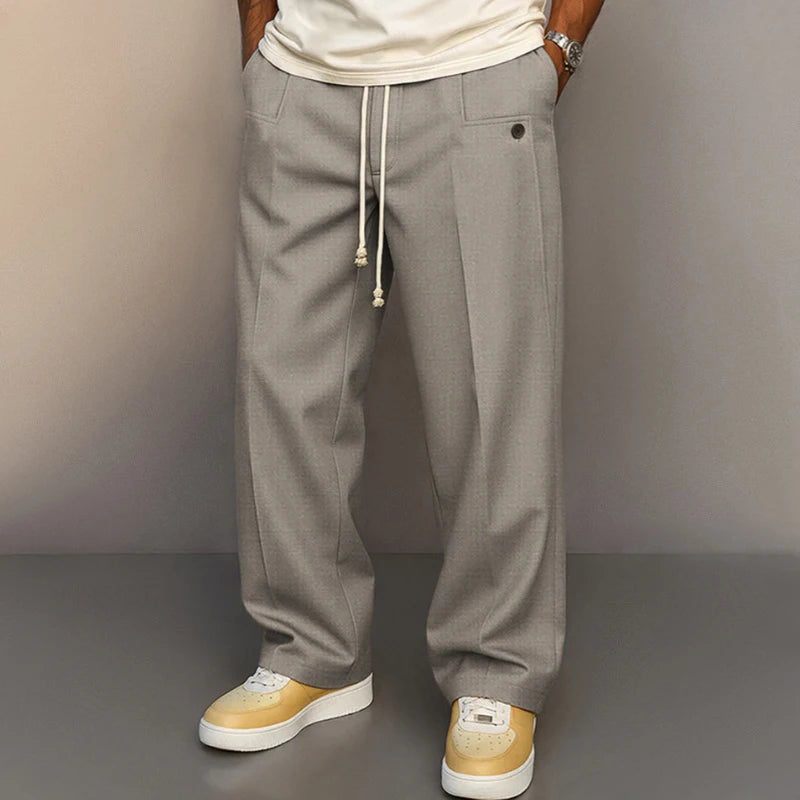 Mens Solid Trousers