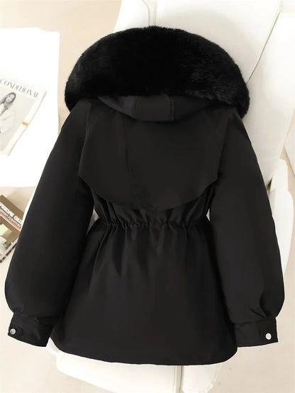 Noir Élégance Parka
