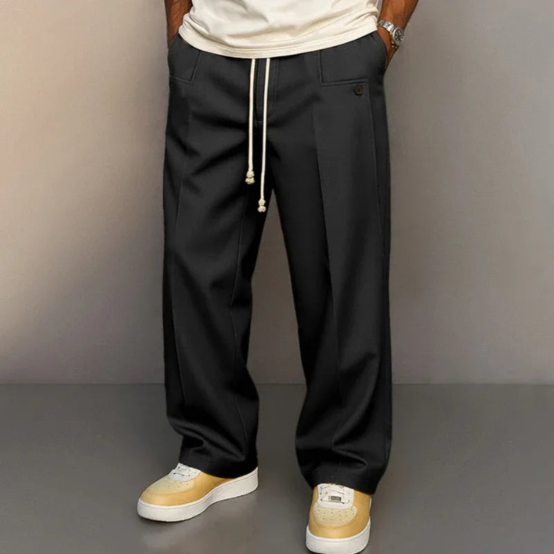 Mens Solid Trousers