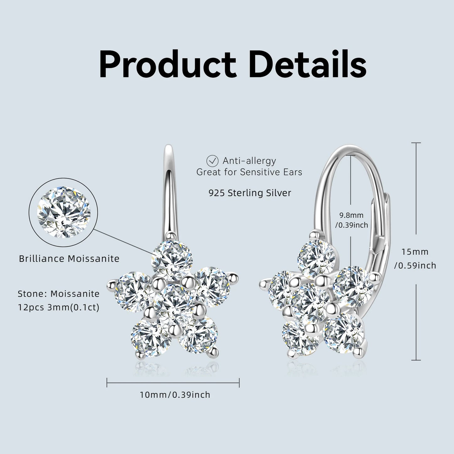 Étoile d’Argent Earrings