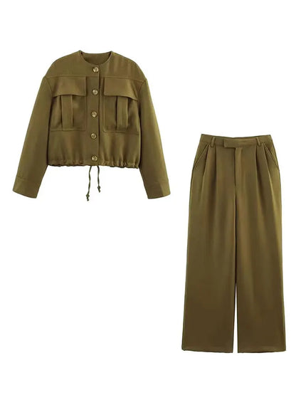 The Olive Frame Suit