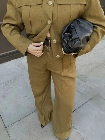 The Olive Frame Suit